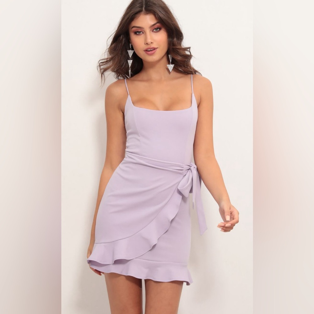 Lucy in the Sky Capri Ruffle Tie Dress
